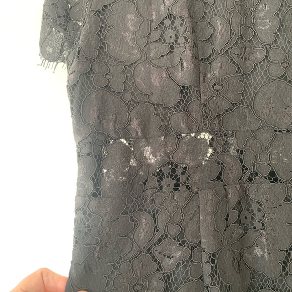 NSR Lace Midi Dress with Sheer Waist, Size XL - Picture 6 of 10